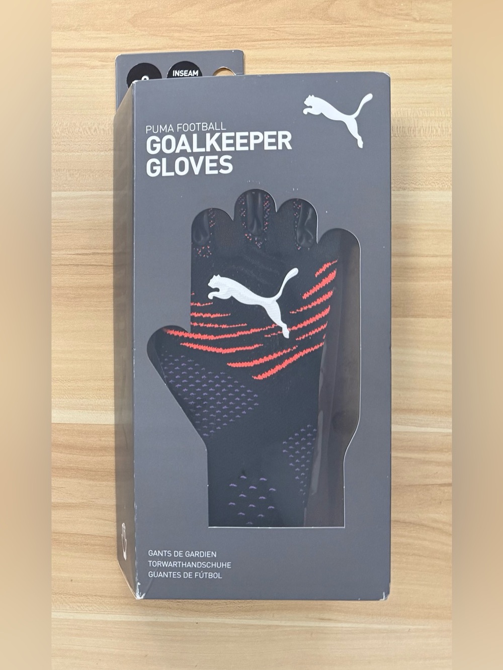 Puma FUTURE Ultimate NC‎ Goalkeeper Gloves 042064_01 Black Orange Purple Size 9